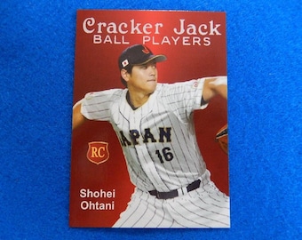 SHOHEI OHTANI Cracker Jack Ball Players Japan Rookie Baseball Card Near Mint