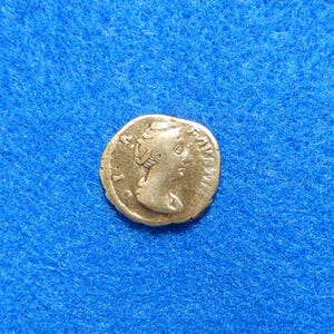 146-161 AD FAUSTINA DIVA Roman Empire Original Ancient Silver Denarius Coin