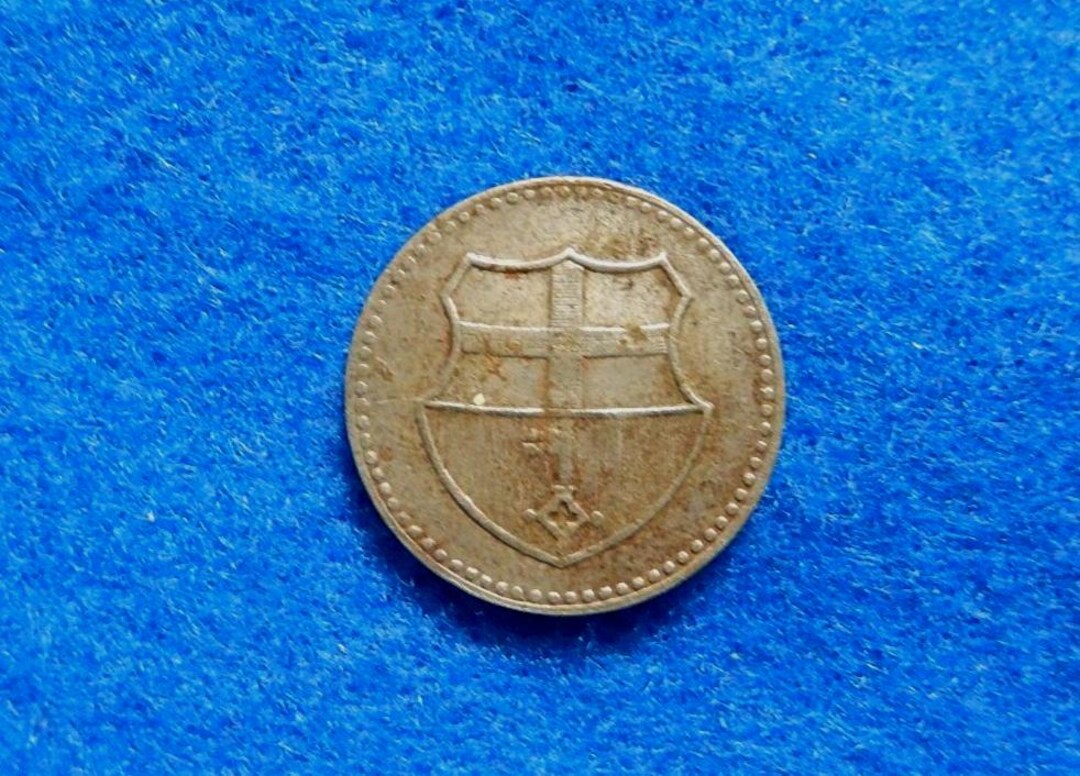 1917 NOTGELD/KRIEGSGELD City of Linz Germany 10 Pfennig Original