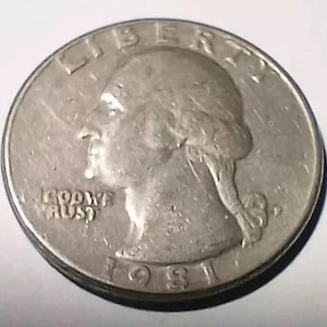 MULTIPLE ERROR Coin: 1981-P Washington Quarter, Missing Letters and Filled P Mint Mark