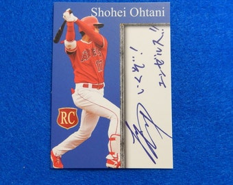 SHOHEI OHTANI Inkredible Ink Rookie Card, Facsimile Autograph, Near Mint