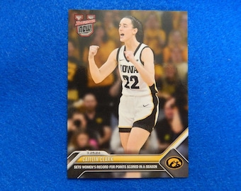 Caitlin Clark Iowa Rookie Bowman Now 2024 Basketball Card #74 RC, Near Mint