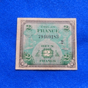 2 Francs 1944 - Etsy