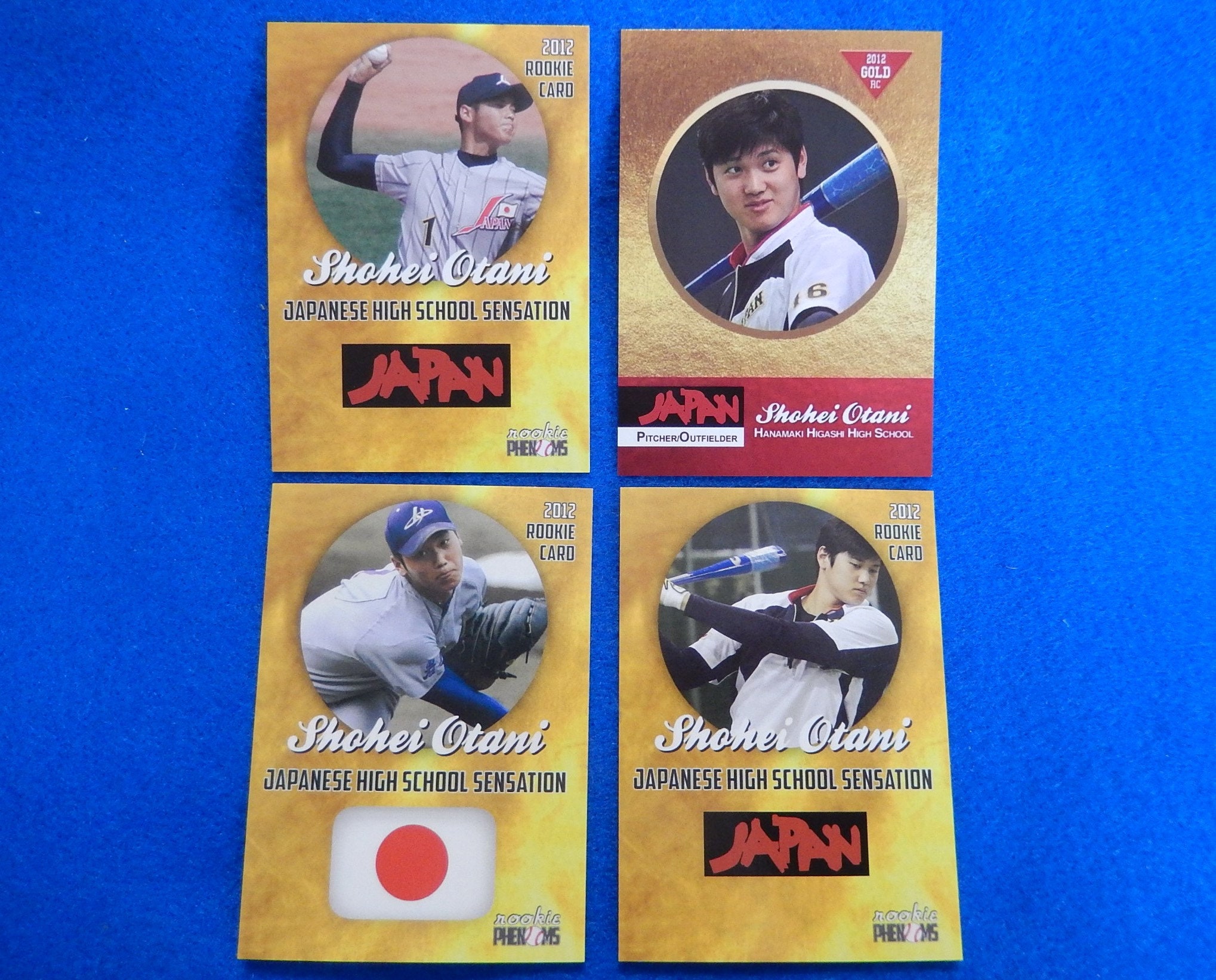 大谷翔平 花巻東高校 2012 フル】未使用]☆初カード鑑定10点☆