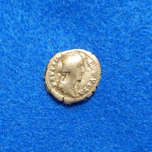 147-175 AD FAUSTINA JR. Roman Empire Original Ancient Silver Denarius Coin