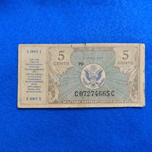Military Payment Certificate - Etsy
