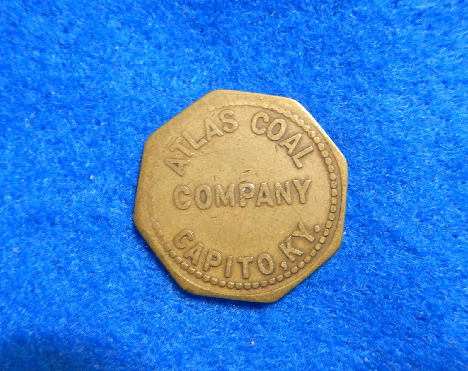 Coal Scrip Token: Atlas Coal Company, Capito, Kentucky - 10 Cents