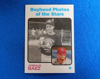 JOSHUA BAEZ 2022 TOPPS Heritage Minors Boyhood #142 Rookie Baseball Card