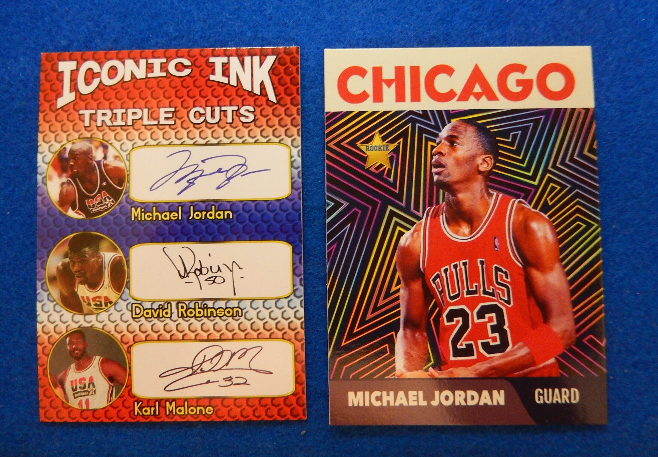 Michael Jordan Rookie NBA CUSTOM & REPRINT Basketball Cards Etsy