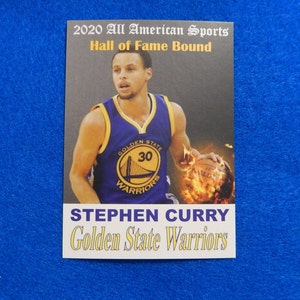 STEPHEN CURRY Hall of Fame Bound Never Released PROMO Basketball Card by All-American Sports