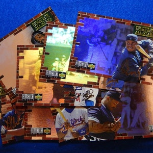 1994 Upper Deck Home Run All Stars Hologram Baseball Cards Error, lot de 8, choix du collectionneur : GRIFFEY, BONDS+ État presque neuf