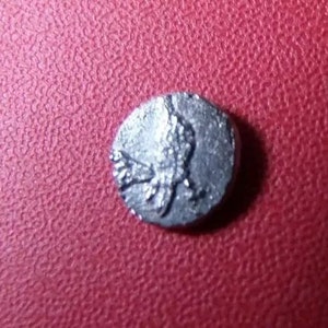 Ancient Greek Himera, Sicily AR Silver Obol Coin, Circa 386-340 BC