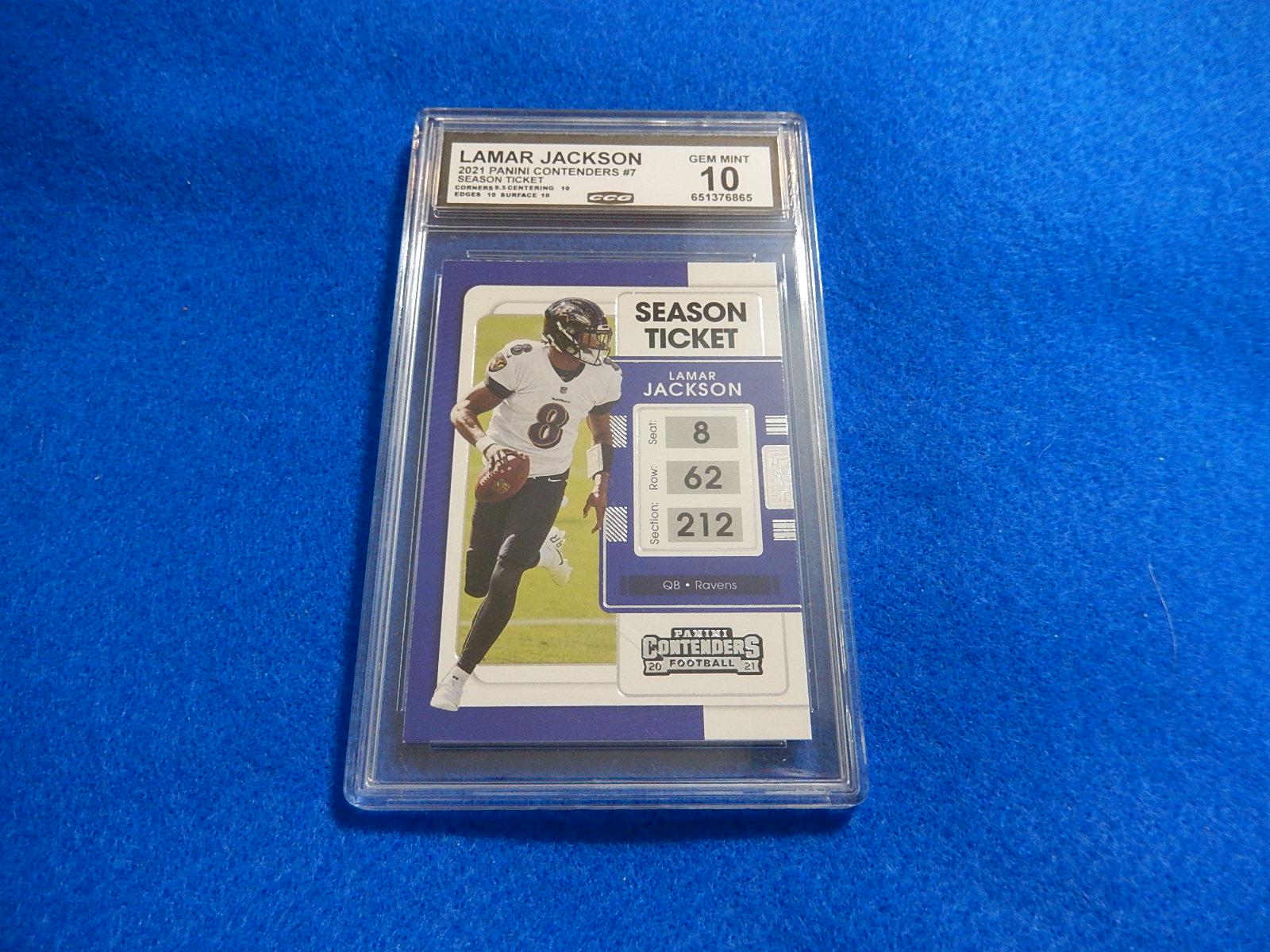 Lamar Jackson Card Graded - Etsy