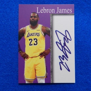 LEBRON JAMES Inkredible Ink Basketball Card, Facsimile Autograph, Near Mint