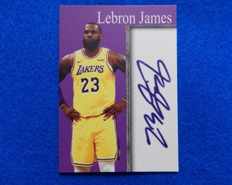LEBRON JAMES Inkredible Ink Basketball Card, Facsimile Autograph, Near Mint