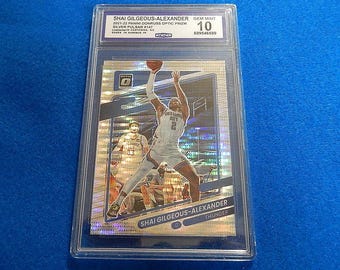 2021-22 Panini Donruss Optic - Shai Gilgeous-Alexander #147 Pulsar Prizm CCG 10