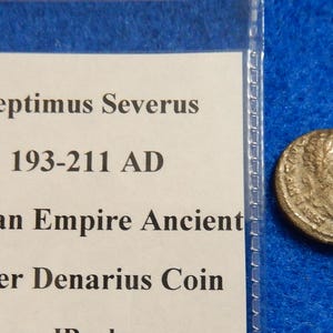 Roman Empire - Septimus Severus - AR Denarius 193-211 AD Ancient Silver Coin