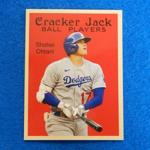 Shohei Ohtani Cracker Jack Dodgers 2024 Baseball Card #53, Near Mint