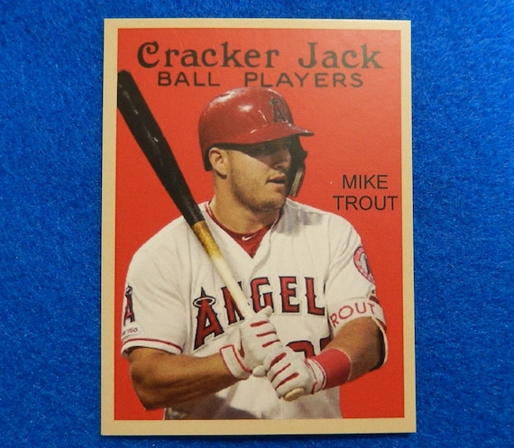 MIKE TROUT Cracker Jack Angels 2020 Baseball Card #7, Near Mint MIKE TROUT Cracker Jack Angels 2020 Baseball Card #7, Near Mint