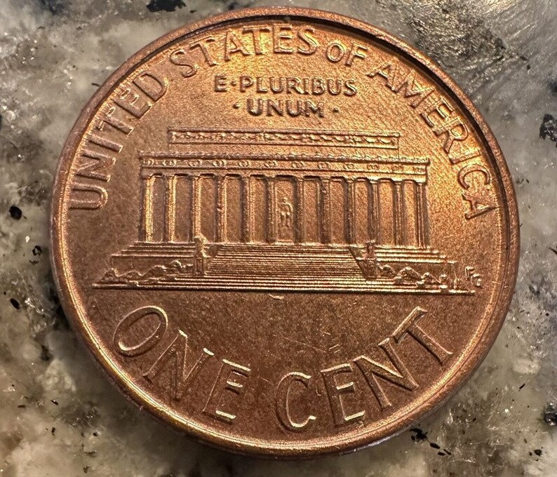 ERROR Coin 1994 Lincoln Penny/cent Struck Thru Grease Error Missing