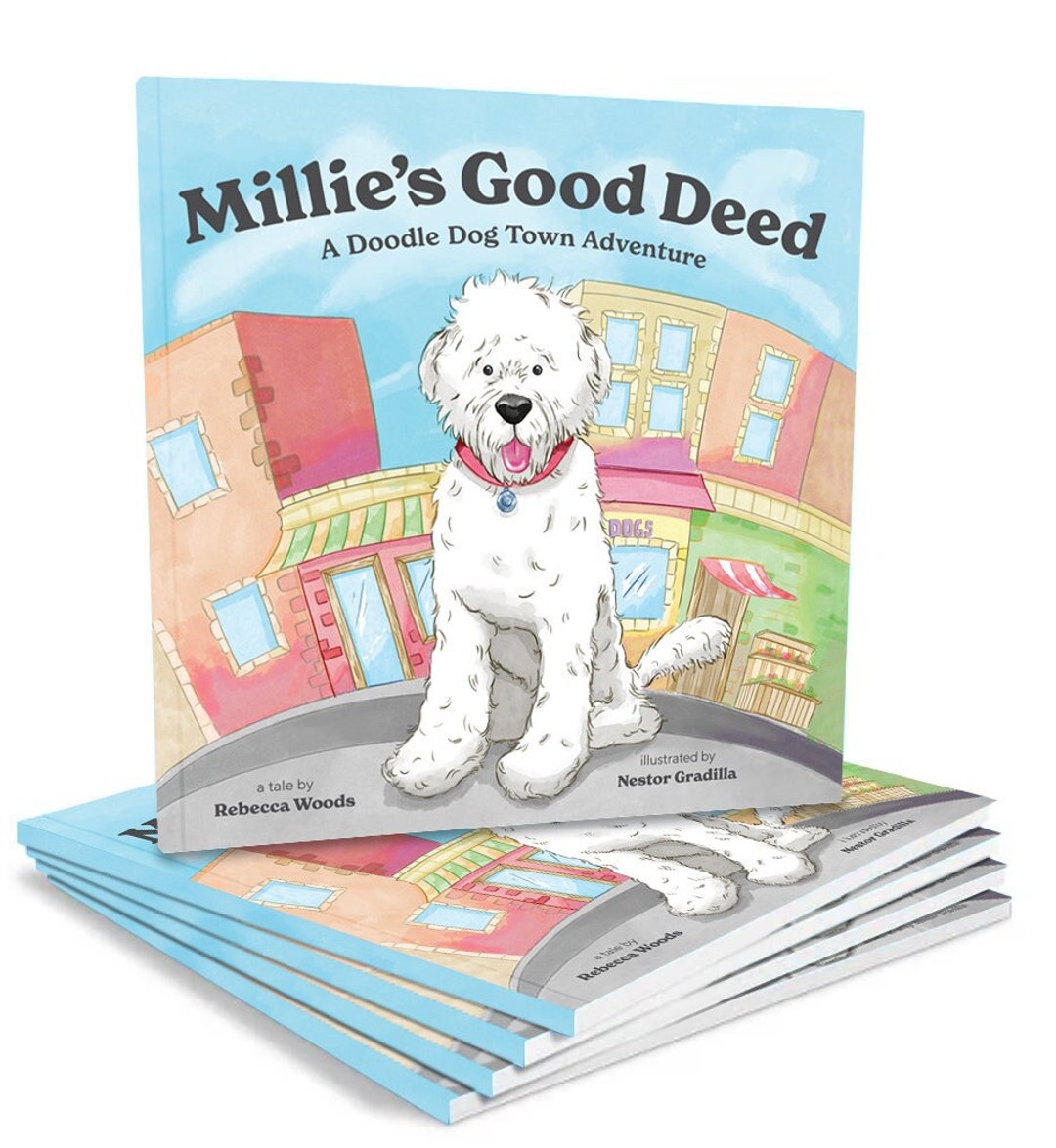 Children's Book Goldendoodle Kid Activity Book Dog Mom Etsy