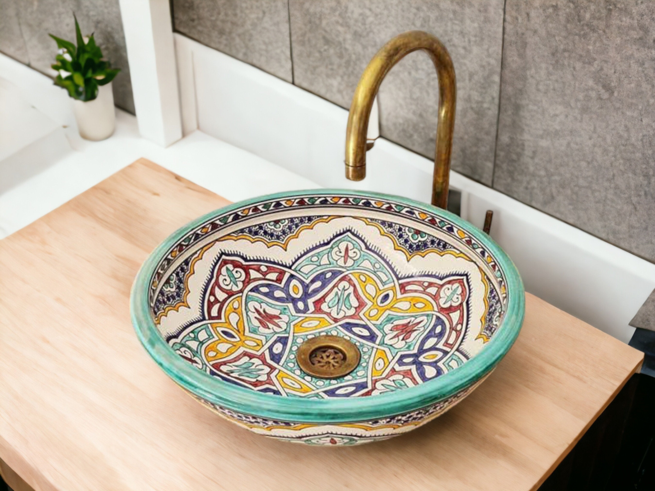 Moroccan Sinks Moroccan Sink Bowl Moroccan Wash Basin Moroccan Ceramic