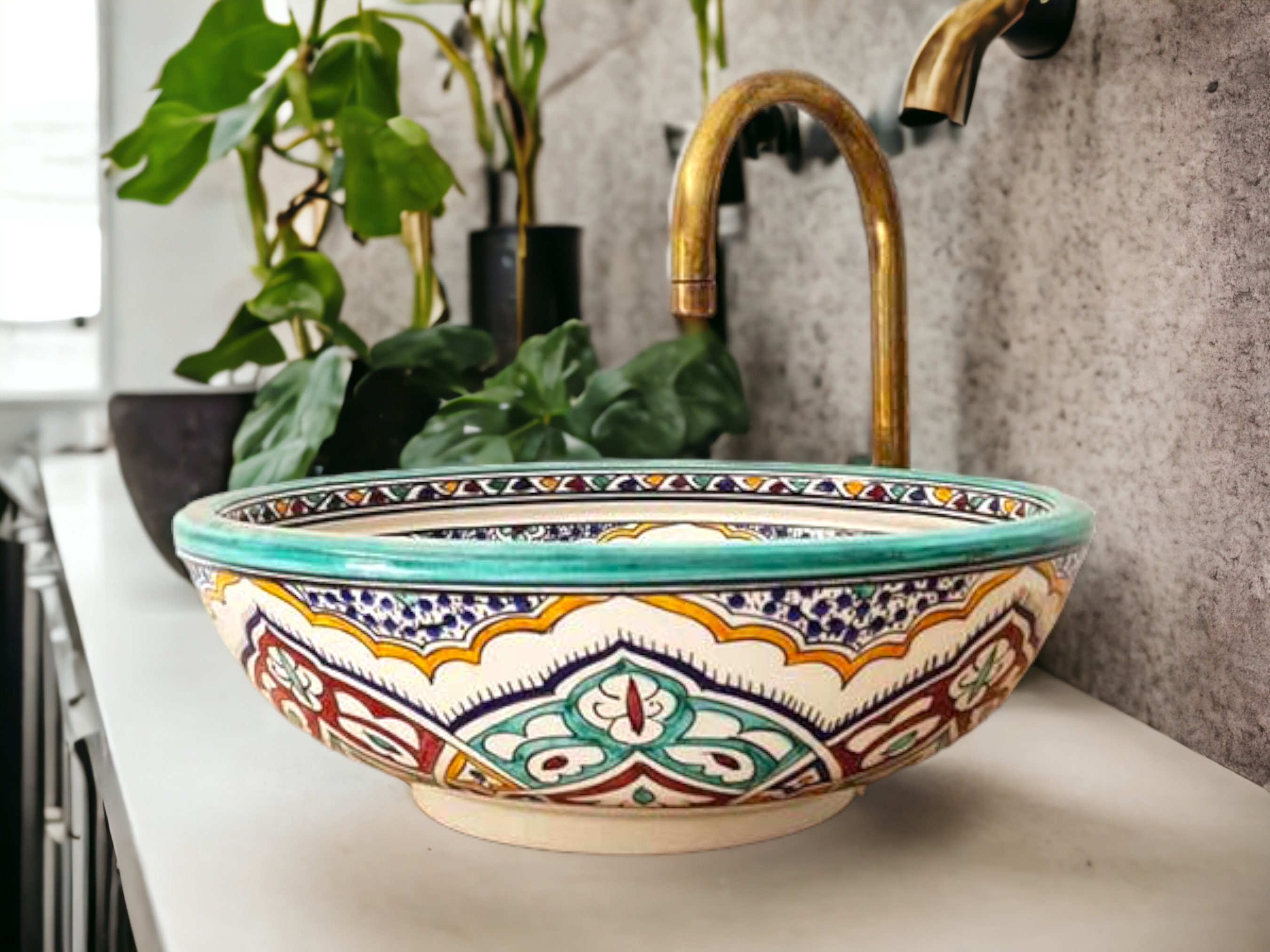 Moroccan Sinks Moroccan Sink Bowl Moroccan Wash Basin Moroccan Ceramic