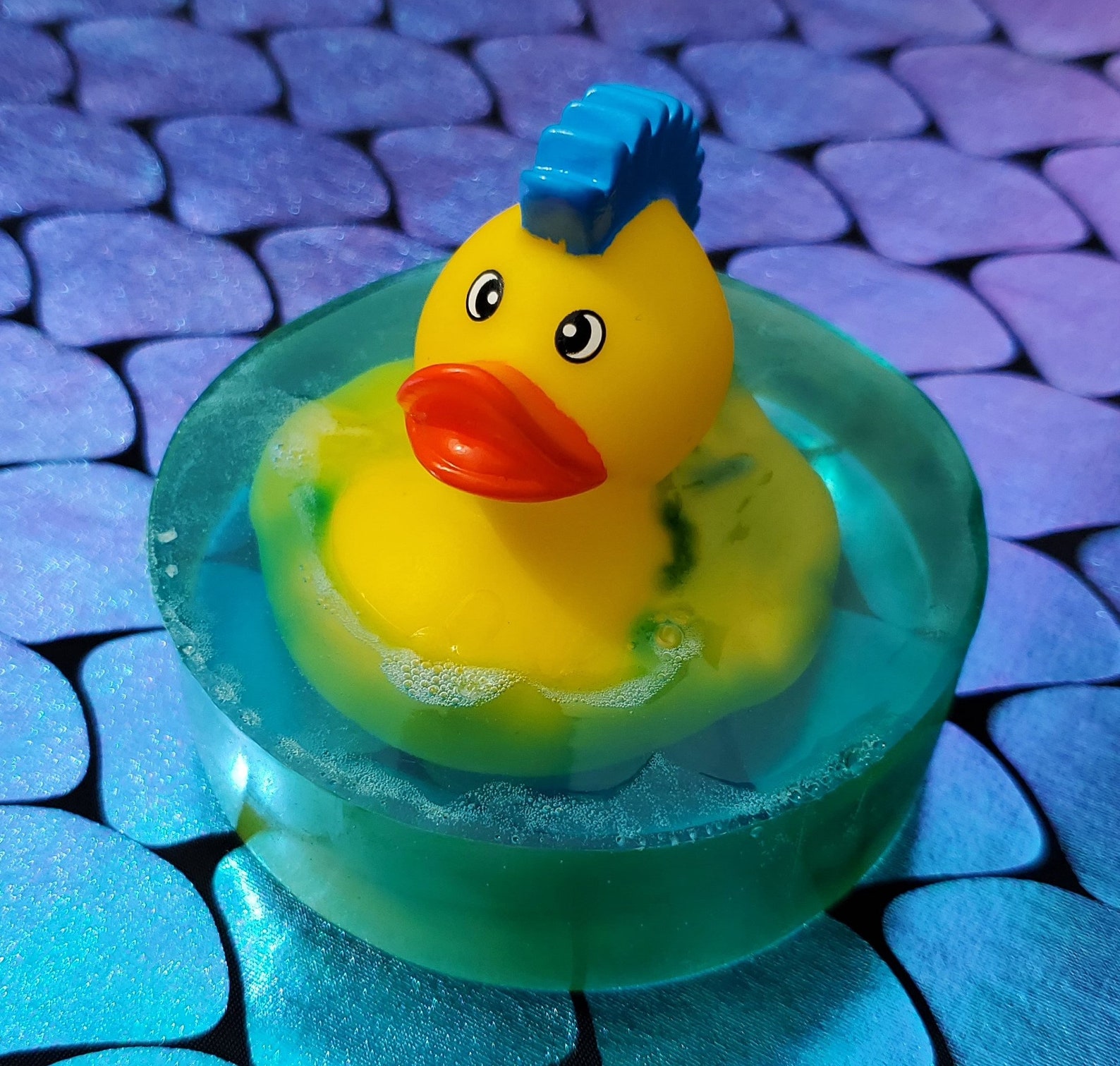 Mohawk Duck by Ducky Soap Shop Clean Fun Big Duck Series Etsy