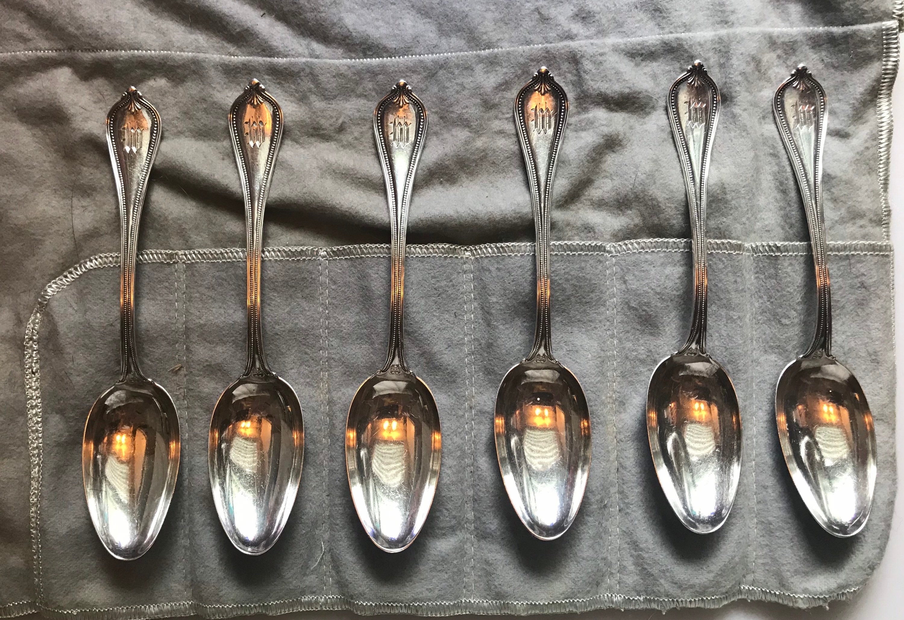 A. Stowell & Co. Sterling Teaspoon Set Etsy