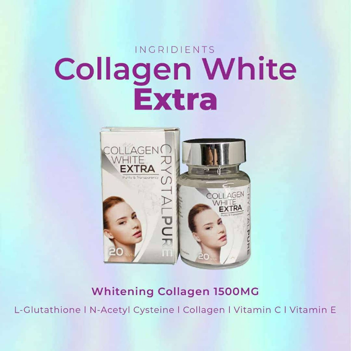 Collagen White Extra Supplement Crystal Pure | Etsy