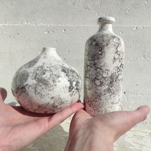 Ceramic Vase Nordic Style Handmade set of 2 image 8