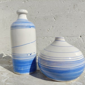 Ceramic Vase Nordic Style Handmade set of 2 image 10