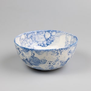 Large Serving Bowl Ceramic Handmade for salad, fruits, pasta, decoration