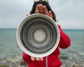 Large Serving Bowl  Ceramic Handmade with modern design