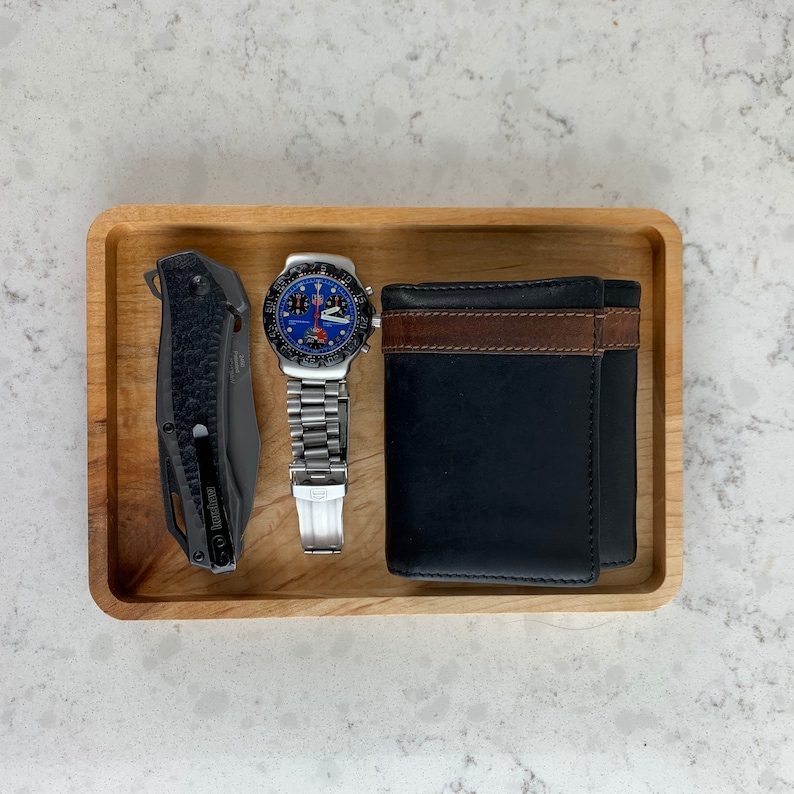 Wood EDC Tray Valet Tray Catchall
