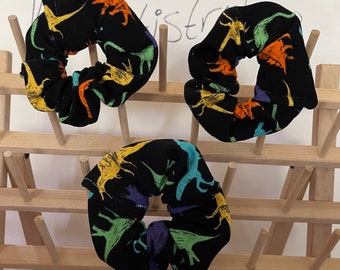 Celestial Dino Bunny Eared Scrunchie