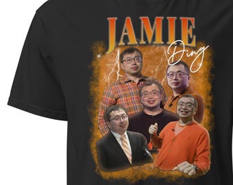 Jamie Ding Jeopardy Retro Y2K style tee