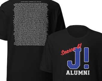 Jeopardy Contestant Season 1-41 Alumni Tee Shirt