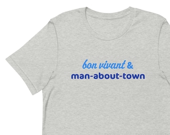 Jeopardy Shirt "Bon Vivant & Man About Town" Sam Buttrey