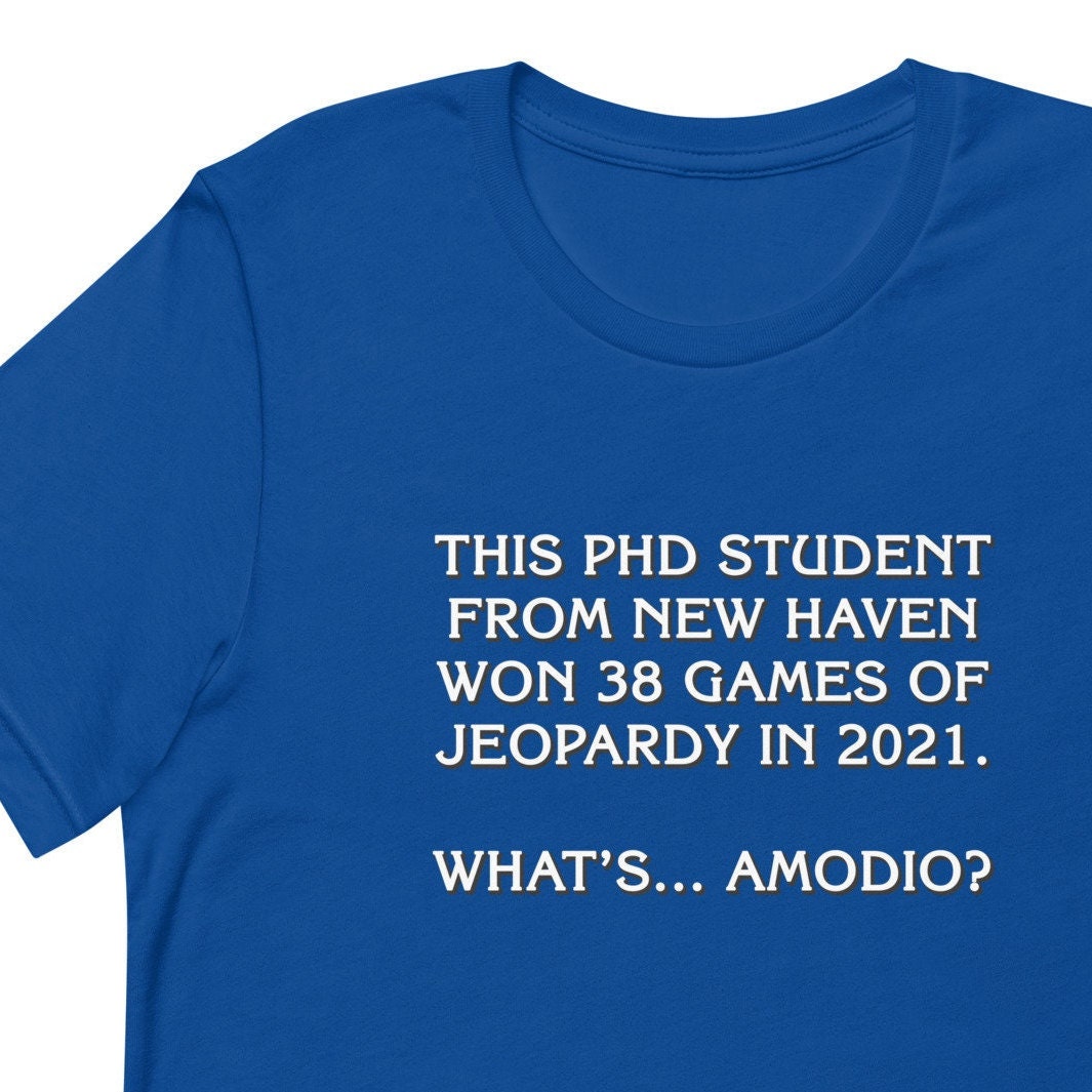 Custom jeopardy clue shirt personalized jeopardy gift etsy