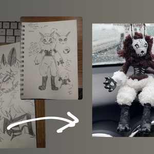 Custom art doll