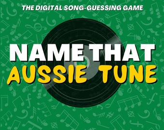 Name That AUSSIE Tune Digital Party Game | 6 Rounds & 72 Songs | Music Trivia Quiz | Australia Day | PowerPoint Game