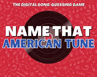 Indovina la canzone americana: gioco a quiz digitale / 3 round e 24 canzoni / Quiz musicale / Gioco per il 4 luglio / America 250