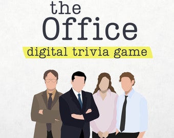 THE OFFICE TRIVIA Digital Game | 6 Rounds & 80 Questions | Play Virtually or In Person | Instant Download | Built on PowerPoint