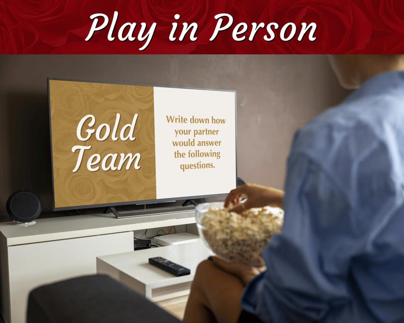 THE NEWLYWED GAME | 5 Rounds & 50 Questions | Digital Party Game for Couples | Built in PowerPoint image 4