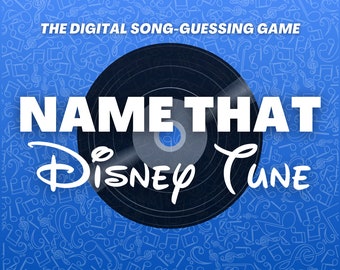 Juego digital de adivinanzas NAME That TUNE, 6 rondas y 30 canciones, Juega en persona o virtualmente, Juego familiar, Basado en PowerPoint