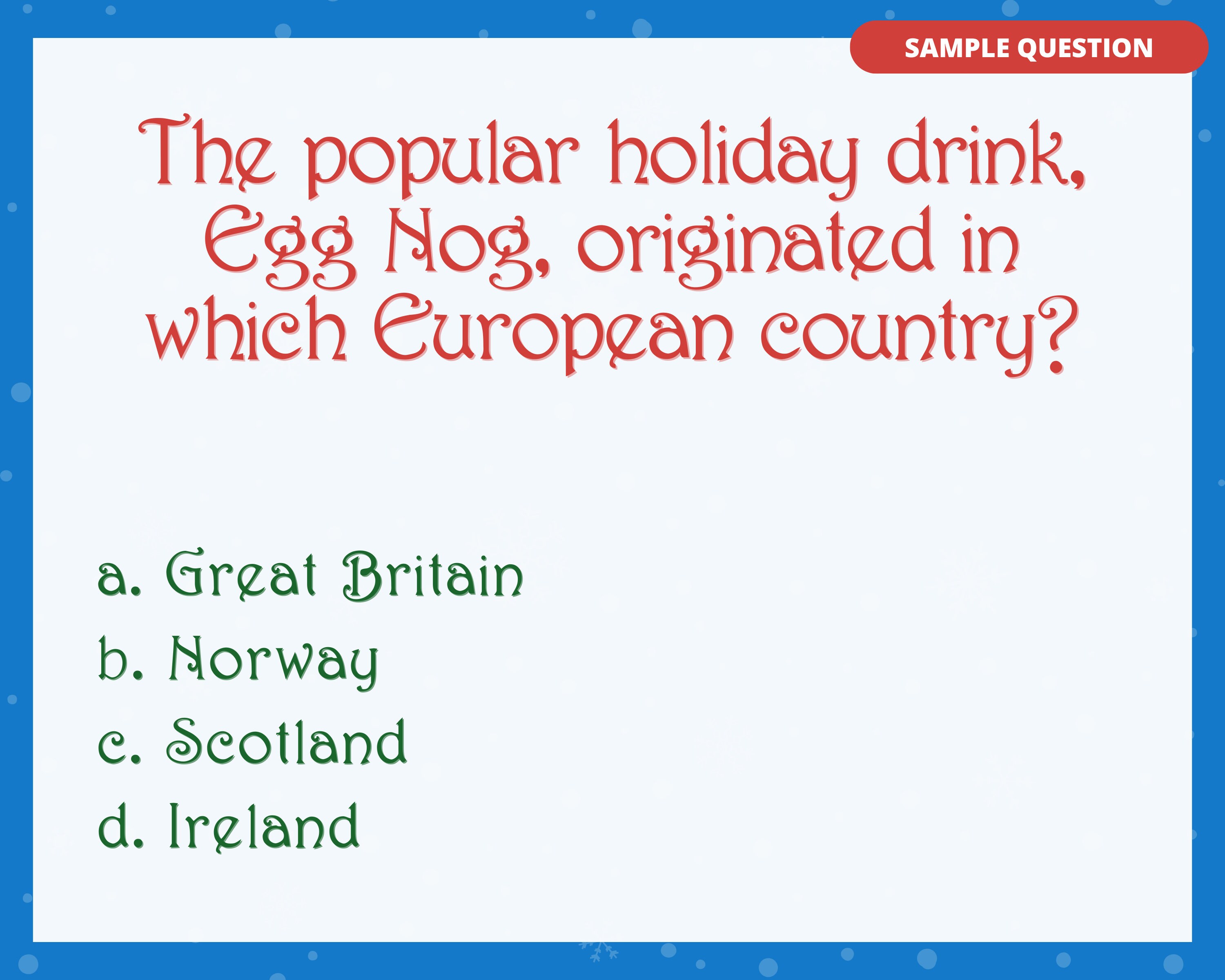HOLIDAY TRIVIA Printable Game | Instant Download | 5 Rounds &amp; 50 ...