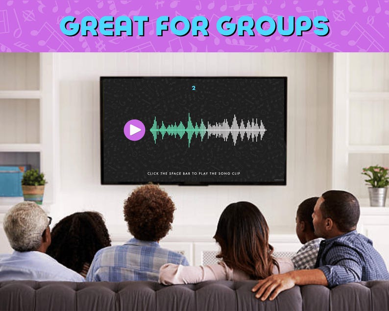 NAME THAT 80’s TUNE Digital Trivia Game | 5 Rounds & 50 Songs | Instant Download | 80’s Music Quiz | PowerPoint Game image 3