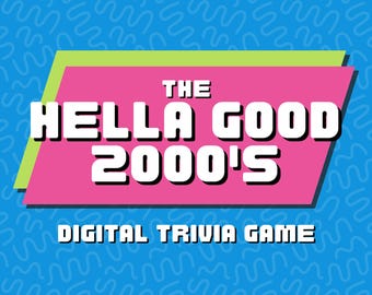 2000’S TRIVIA Digitales Spiel | 7 Runden & 70 Fragen | Sofortdownload | Gesellschaftsspiel | Power Point