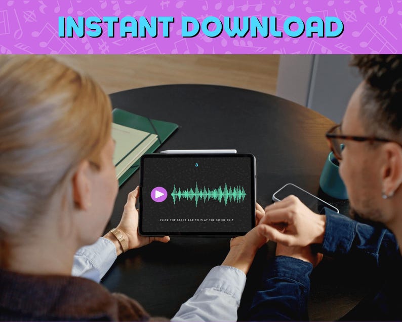 NAME THAT 80’s TUNE Digital Trivia Game | 5 Rounds & 50 Songs | Instant Download | 80’s Music Quiz | PowerPoint Game image 6